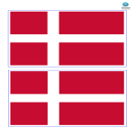 template preview imageDenmark Flag