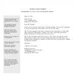 Printable Business Letter gratis en premium templates