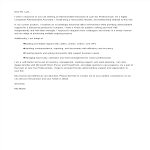 template topic preview image Job Application Letter For Professional Administrative Assistant
