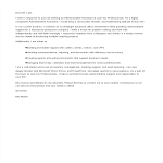 Job Application Letter For Professional Administrative Assistant gratis en premium templates