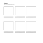 Promotiefilm Storyboard gratis en premium templates