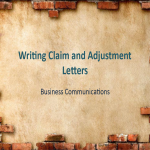 How to write Claim and Adjustment Letters? gratis en premium templates