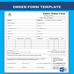 template topic preview image Sample Sales Order Form