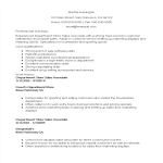 Department Sales Associate Resume gratis en premium templates