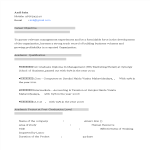 MBA Fresher Resume Sample gratis en premium templates