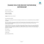 Thank You Email After Job Interview Request Second Interview gratis en premium templates