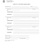 template topic preview image Payroll Exception