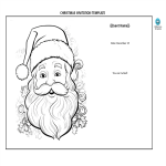 Free Christmas invitation templates Word gratis en premium templates