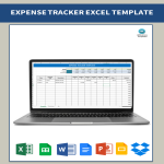 Expense Tracker Template gratis en premium templates