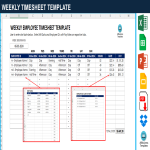 Timesheet Template Google Sheets gratis en premium templates