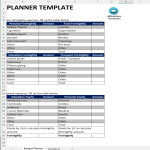 Budget Planner Spreadsheet gratis en premium templates