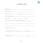HR CPE Request Form gratis en premium templates