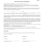 Non-Disclosure Agreement gratis en premium templates