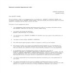 template topic preview image Business Consultant Appointment Letter