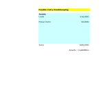 template topic preview image Double Entry Bookkeeping Spreadsheet Sample