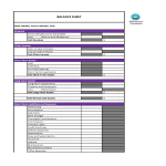 Balance Sheet and General Ledger gratis en premium templates