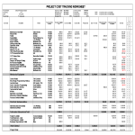 Project Expense Report In Excel gratis en premium templates