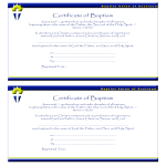 Certificate of Baptism Catholic gratis en premium templates