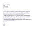 Teacher Work Application Letter gratis en premium templates