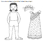 template topic preview image Paper Doll Template Word