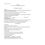 template topic preview image Math Teacher Resume