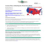 template topic preview image Electoral College Lesson Plan