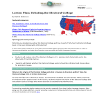 Electoral College Lesson Plan gratis en premium templates