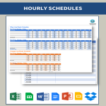 Daily Break Schedule gratis en premium templates