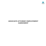 Associate Attorney Employment Agreement gratis en premium templates
