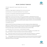 Music Producer Agreement gratis en premium templates