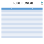 T Chart PowerPoint gratis en premium templates