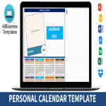 template preview imagePersonal Calendar