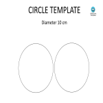 Circle template A4  10CM gratis en premium templates