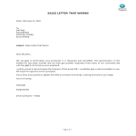 Sales Letter That Works gratis en premium templates