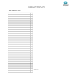 template topic preview image Checklist Template