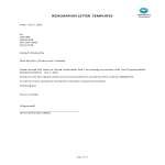 Formal Resignation Letter Format gratis en premium templates