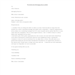 Senior Marketing Manager Short Notice Resignation Letter gratis en premium templates