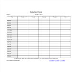 template topic preview image Weekly Class Schedule template