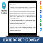 Farewell Leaving Another Company Speech gratis en premium templates