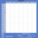 Weekly Planner gratis en premium templates