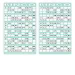 template topic preview image Blank Printable Bingo Card