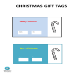 Vorschaubild der VorlageChristmas gift tag template