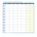 Blank Scheduling Calendar gratis en premium templates