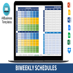 BiWeekly Schedule Excel gratis en premium templates