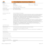 Investigation Summary gratis en premium templates