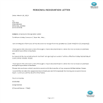 Resignation Letter Notice Not Known gratis en premium templates