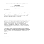 Customer Service Call Center Manager Job Application Letter gratis en premium templates