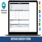 template topic preview image Repair Order Template