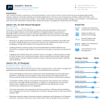 Visual Ux Designer Resume gratis en premium templates