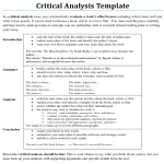 Critical Analysis Essay gratis en premium templates